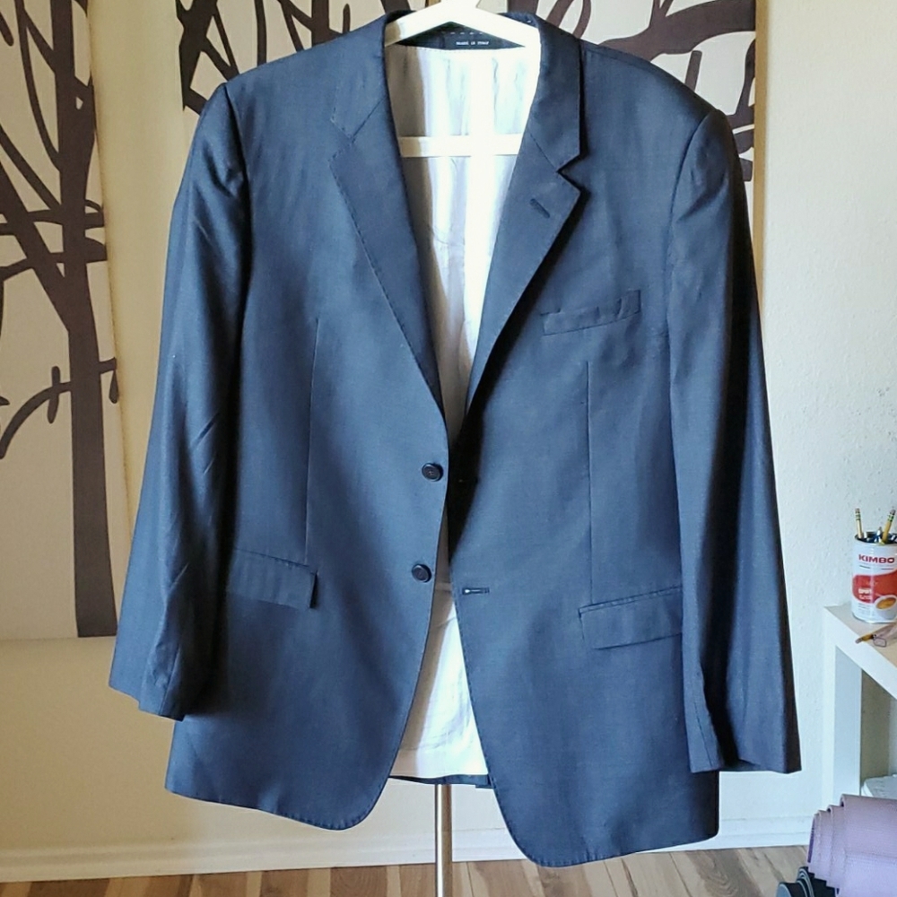 Emporio Armani Supreme Steel Blue Blazer